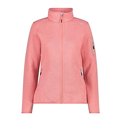 CMP Damen Damenjacke aus Knit-Tech-3h14746 Fleecejacke, Angeln-Kreide, D36 von CMP