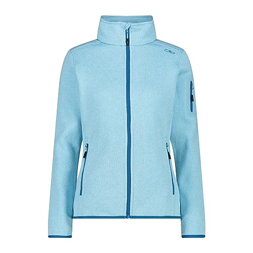 CMP Damen Damenjacke aus Knit-Tech-3h14746 Fleecejacke, Anis-Jade, D34 von CMP