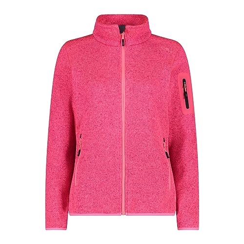 CMP Damen Damenjacke aus Knit-Tech-3h14746 Fleecejacke, Gloss-Anthrazit, D34 von CMP