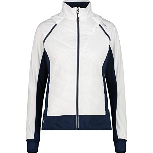 CMP Hybride Damenjacke mit abnehmbaren Ärmeln, bianco,48 von CMP