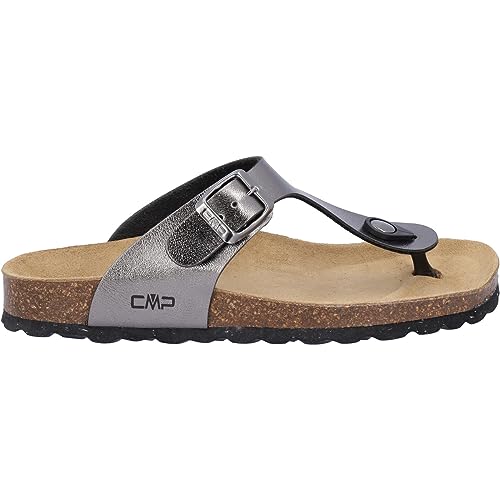 CMP Damen ECO MYMOSA WMN FLIP Flop Pantoffel-Sandalen, Grau-Rosa (Titanio), 41 EU von CMP