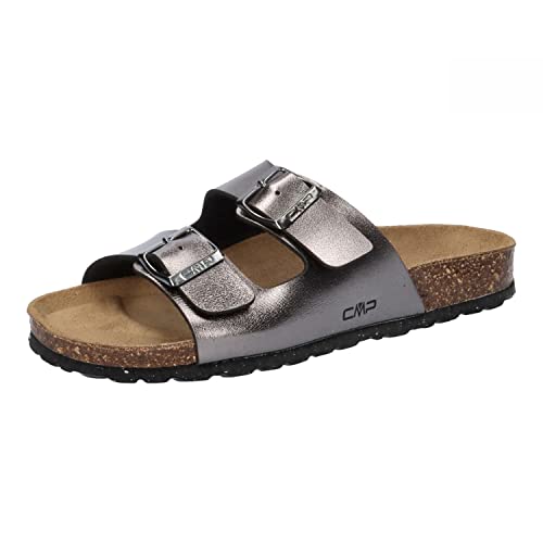CMP Damen ECO THALITHA WMN Slipper Pantoffel-Sandalen, Grau-Rosa (Titanio), 37 EU CMP Damen ECO THALITHA WMN Slipper Pantoffel-Sandalen, Grau-Rosa (Titanio), 37 EU von CMP