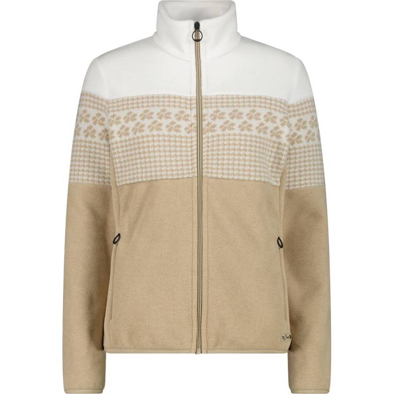 CMP Damen Fleecejacke cookie mel 44 von CMP