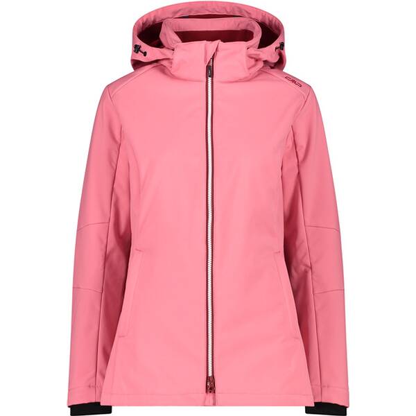 CMP Damen Funktionsjacke WOMAN ZIP HOOD SOFTSHELL LONG JACKET von CMP