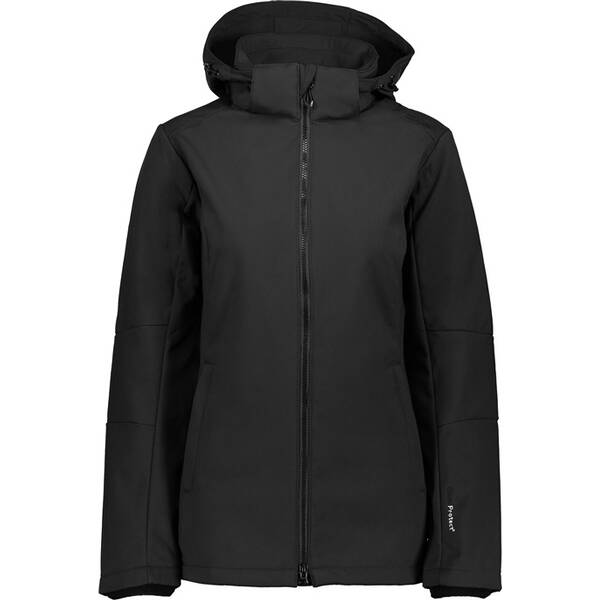 CMP Damen Funktionsjacke WOMAN ZIP HOOD SOFTSHELL LONG JACKET von CMP