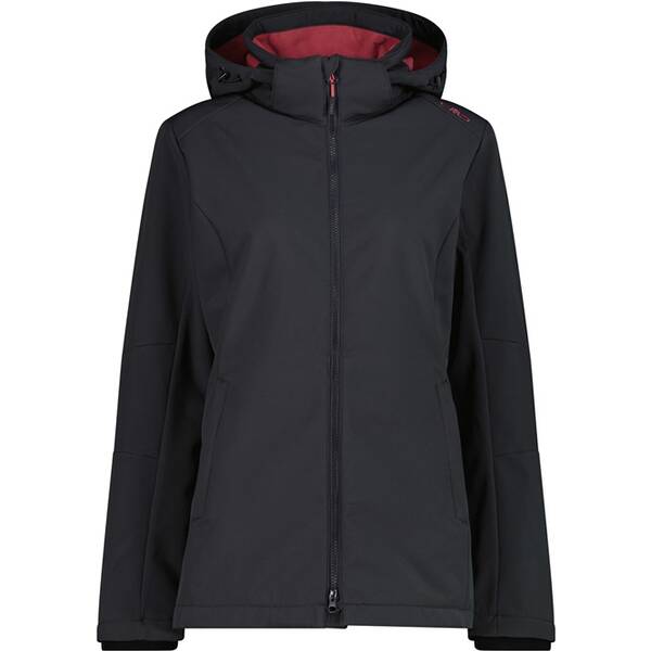 CMP Damen Funktionsjacke WOMAN ZIP HOOD SOFTSHELL LONG JACKET von CMP