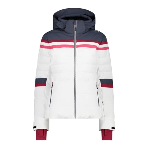 CMP Damen Hoodie Jacke, bianco, 38 von CMP