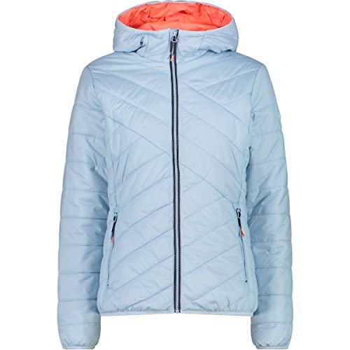 CMP Damen Hoodie Jacke, cristall blue, 40 von CMP