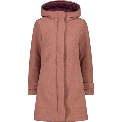 CMP Damen Hoodie Mantel, quarzo, 42 von CMP