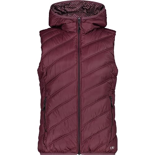 CMP Damen Hoodie Weste, burgundy, 44 von CMP