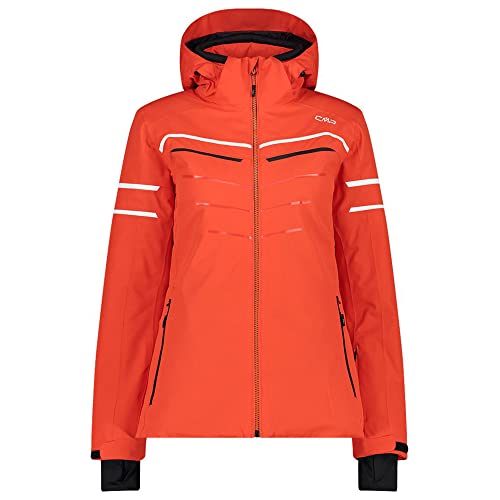 CMP Damen Hoodie Zip Jacke, grenadine, 40 von CMP