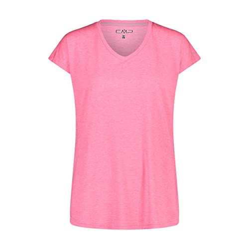 CMP Damen Jersey T-Shirt, pink Fluo, 38 von CMP