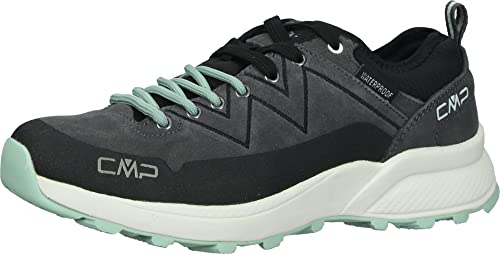 CMP Damen Kaleepso Low Wmn Hiking Wp Walking Shoe, Titanio-Menta, 39 EU von CMP