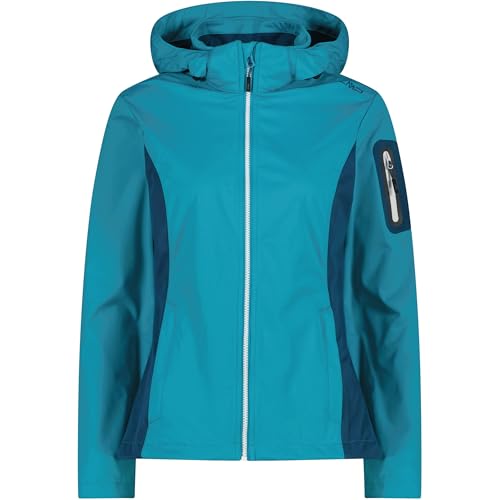 CMP Damen Light Softshell Jacke, tiffany, S von CMP