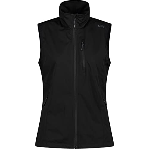 CMP Damen Light Softshell Weste, Nero, 50, Schwarz von CMP