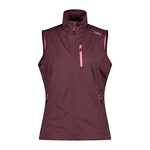 CMP Damen Light Softshell Weste, plum, 42 von CMP