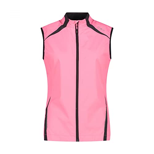 CMP Damen Lightweight and Windproof Vest Weste, Pink Fluo, 42 von CMP