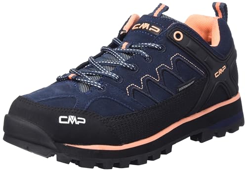 CMP Damen Moon Low Wmn Trekking Wp-31q4786 Walking Shoe, Blue Ink Sunrise, 39 EU von CMP