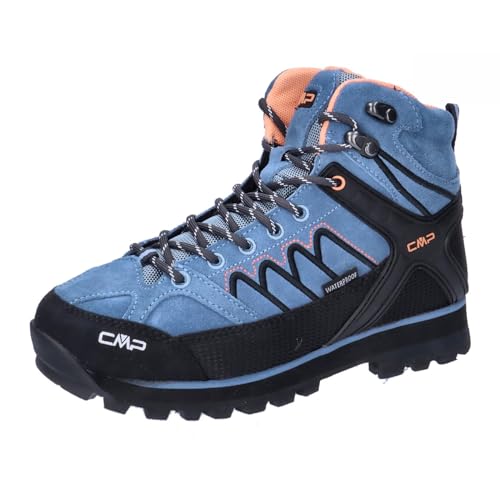 CMP Damen Moon Mid Wmn Trekking Wp Walking Shoe, Azzurro, 40 EU von CMP