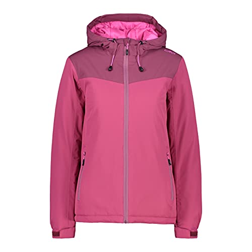 CMP Damen Gefütterte Ripstop Jacke, Sangria, 52 von CMP