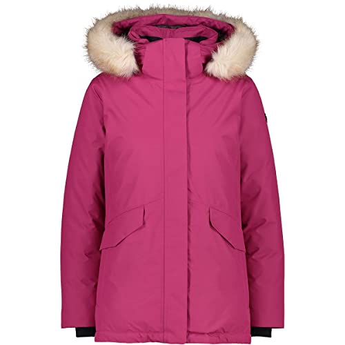 CMP Damen Pongee Dobby Long Parka, Sangria, 44 von CMP