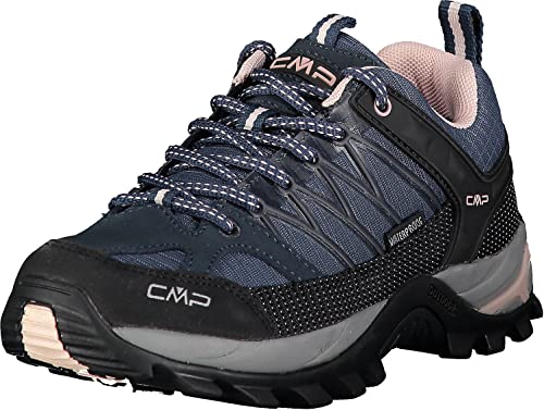 CMP Damen Rigel Low WMN Shoe WP Trekking Shoes, Asphalt-Antracite-Rose, 40 EU von CMP