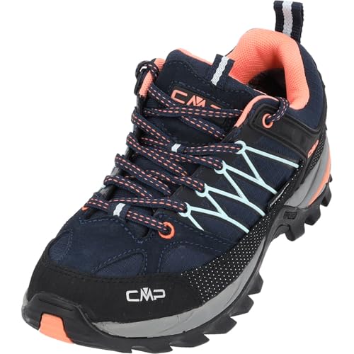 CMP Damen Rigel Low WMN Shoe WP Trekking-Schuhe, B.Blue-GIADA-Peach, 38 EU von CMP