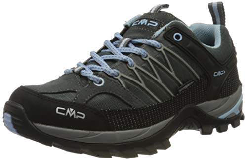 CMP Damen Rigel Low WMN Shoe WP Trekking-& Wanderhalbschuhe, GRAFFITE-Azzurro, 36 EU von CMP