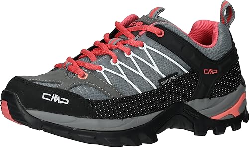 CMP Damen Rigel Low WMN Shoe WP Trekking-Schuhe, Grey-Corallo, 37 EU von CMP