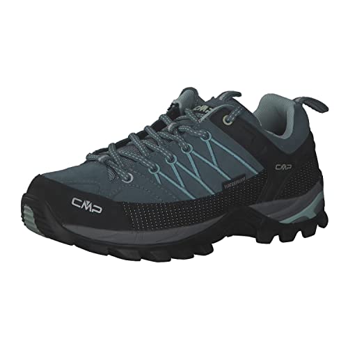 CMP Damen Rigel Low Wmn Trekking Shoes Wp Walking Shoe, Mineral Green, 38 EU von CMP