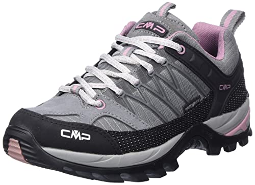 CMP Damen Rigel Low Wmn Trekking Wp Walking Shoe, Cemento-Fard, 38 EU von CMP