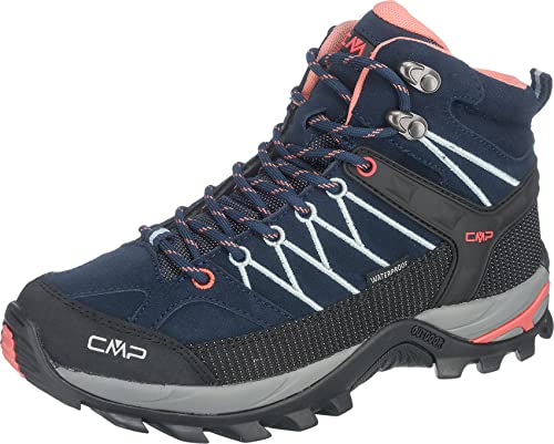 CMP Rigel Mid Trekking- & Wanderhalbschuhe Damen, Blau (B.Blue-Giada-Peach 92ad), 37 EU, 3Q12946 von CMP