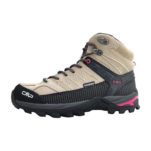 CMP Damen Rigel Mid Wmn Trekking Shoes Wp Walking Shoe, Gesso, 38 EU CMP Damen Rigel Mid Wmn Trekking Shoes Wp Walking Shoe, Gesso, 38 EU von CMP