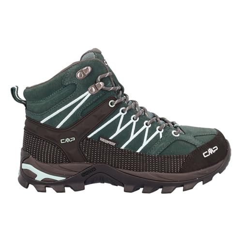 CMP Damen Rigel Mid Wmn Trekking Shoes Wp Wanderschuh, Trek Green Jade, 38.5 EU von CMP