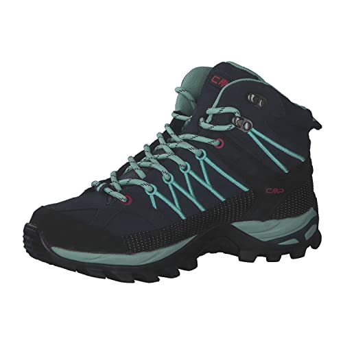 CMP Damen Rigel Mid Wmn Trekking Shoes Wp Walking Shoe, Blue Water, 38 EU von CMP