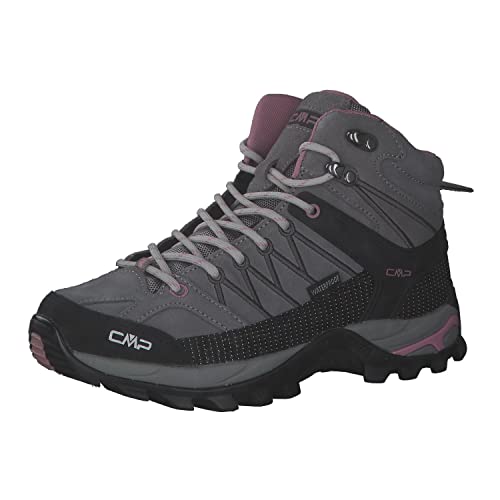 CMP Damen Rigel Mid Wmn Trekking Shoes Wp Walking Shoe, Blush Cement, 38 EU von CMP