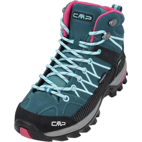 CMP Damen Rigel Mid Wmn Wp Trekking Shoes, Dunkelblau Hellblau Deep Lake Acqua,39 EU von CMP