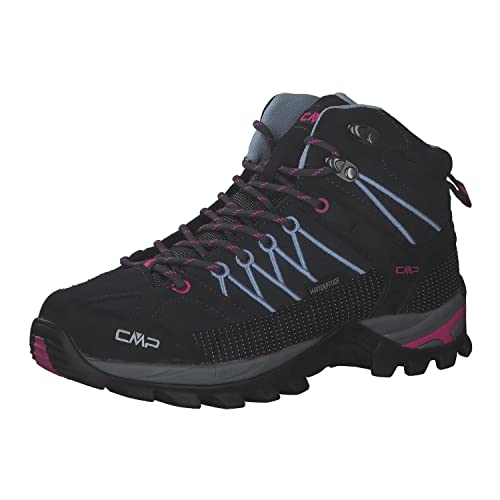 CMP Damen Rigel Mid Wmn Trekking Shoes Wp Walking Shoe, Skyway Titanium, 39 EU von CMP