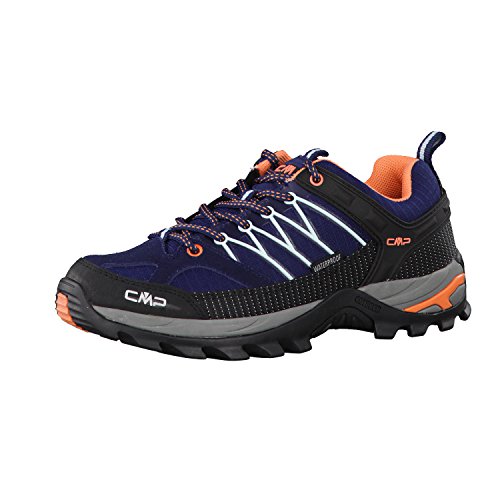 CMP Damen Rigel Low WMN Shoe WP Trekking-& Wanderhalbschuhe, Nero-Glacier, 42 EU von CMP