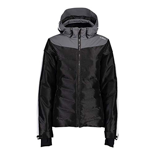 CMP Damen Skijacke Woman Jacket Zip Hood 39W1636 Nero 34 von CMP