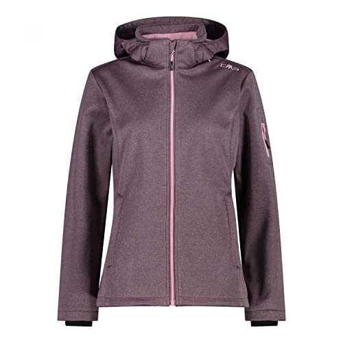 CMP Damen Soft Melange Jacke, plum mel., 36 von CMP