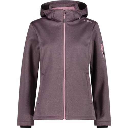 CMP Damen Soft Melange Jacke, plum mel., 38 von CMP