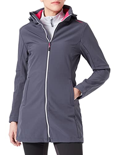 CMP Damen Softshell Parka, titanio-fucsia, 46 von CMP