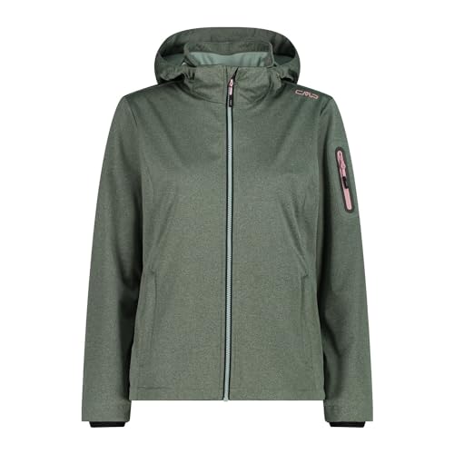 CMP Damen Softshelljacke Darker Jade Mel 42 von CMP