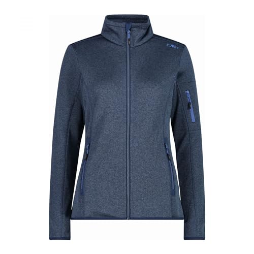 CMP Damen Strickjacke Knit-Tech Jacke, Blau-Provence, 34 EU von CMP