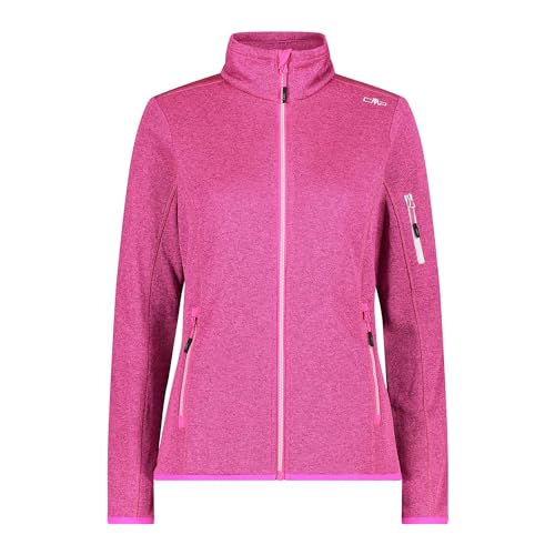 CMP Damen Strickjacke Knit-Tech Jacke, Fuxia-Lighter, 40 von CMP