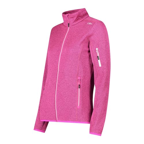 CMP Damen Strickjacke Knit-Tech Jacke, Fuxia-Lighter, 42 von CMP