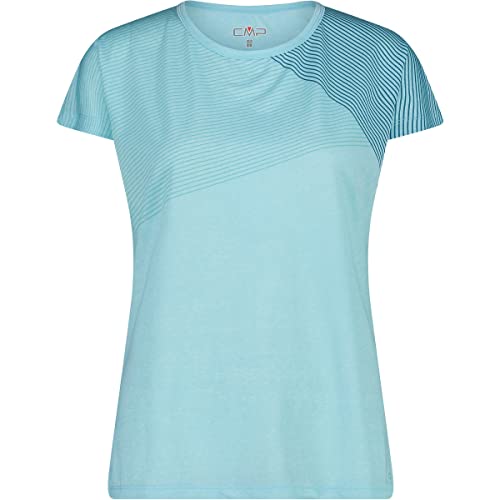 CMP Damen T-Shirt, Acqua, 36 von CMP