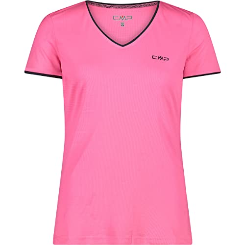 CMP Damen T-Shirt, pink Fluo, 46 von CMP