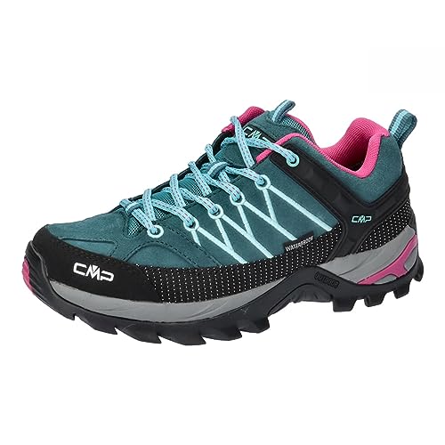 CMP Rigel Low Wmn Trekking Shoes Wp Damen Wanderschuhe, Dunkelblau Hellblau Deep Lake Acqua, 38 EU CMP Rigel Low Wmn Trekking Shoes Wp Damen Wanderschuhe, Dunkelblau Hellblau Deep Lake Acqua, 38 EU von CMP